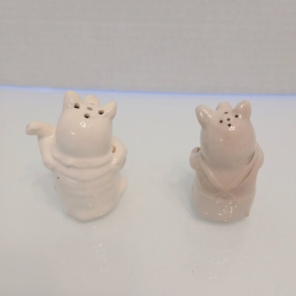 Vintage Novelty Pigs Playing Guitar & Accordion Salt Pepper Shaker Set Rare - Picture 5 of 7